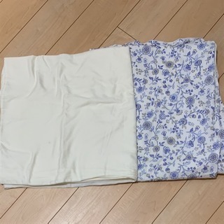 敷布団カバー 2枚セット 水通しのみ 美品
