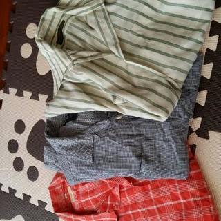 3枚メンズシャツ　サイズL