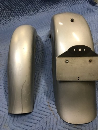 ドラッグスター400用AD製前後ストリームフェンダー