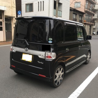 タントカスタムＶＳ　車検取立てＨ32年10月♪♪　社外２ＤＩＮナビ＆フルセグＴＶ＆ＥＴＣ　社外16ＡＷ　専用ハーフレザーシート　キーフリーシステム　キセノン　タイベル交換済みの画像