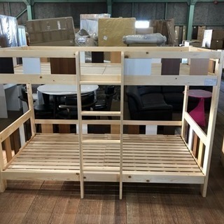 新春展！2段ベッドを9800円！未使用品！早い者勝ちです！引取り価格です♪の画像