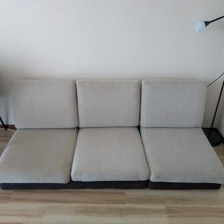 3人掛けローソファー美品★最終価格★の画像