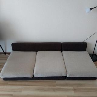 3人掛けローソファー美品★最終価格★の画像