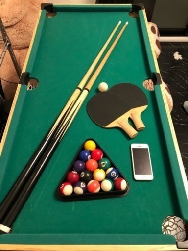 ミニビリヤードと卓球台