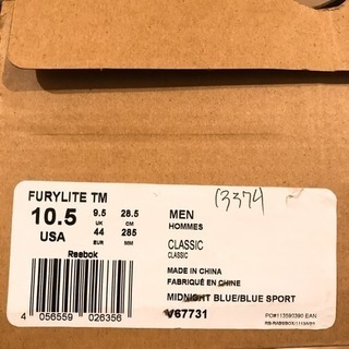 【美品】Reebok CLASSIC  フューリーライト 28.5cmの画像