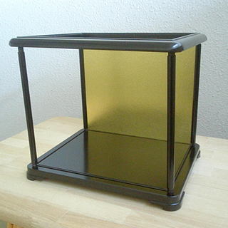 未使用　博多人形　専用　ガラスケース