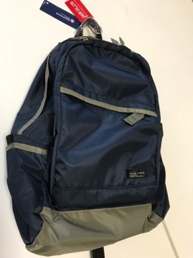 新品 ムスタシュ ハーベスト 紺色ナイロンリュック