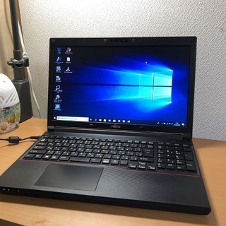 お問合せ一時ストップ致します。中古　2015年製　富士通　A573/G Core i5 4GBメモリ　新品SSD240GB