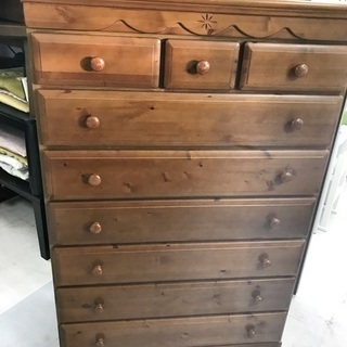 中古　7段ハイチェスト