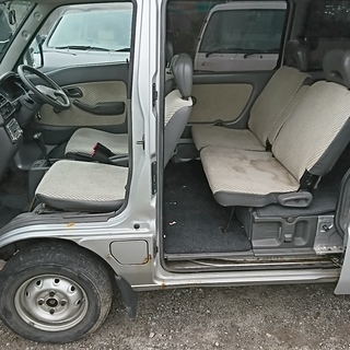 値引しきました！！！最終価格！！！平成10年式　軽バス　エブリィバンと同じスクラム現状車　4WD AT車 車検2年付きの画像
