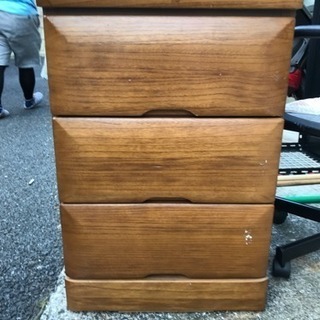 収納タンス 木目 茶色　問い合わせお待ちしております☆