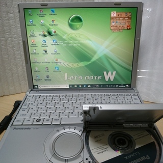 SSD搭載　DVDマルチ　パナソニック　レッツノート　CF-W8