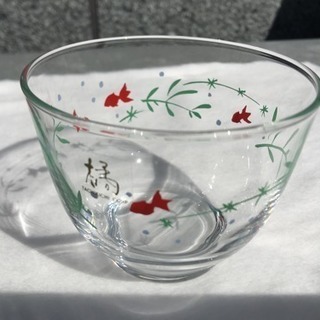 たち吉 ガラス茶碗（金魚）3個セット【新品】の画像