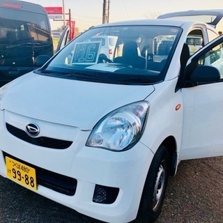 【車検付き！！ダイハツ ミラ ホワイト ecoランプ付き】