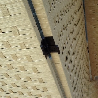 【一点限り】間仕切り、衝立、パーティション、3連スクリーン　目隠しやアクセントに　良品です　配達も可　　　の画像