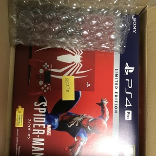 PS4 Pro Marvel\'s Spider-Man Limited Edition　スパイダーマン 新品　ソフト付き