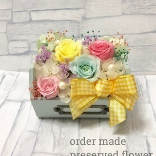 プリザーブドフラワー体験・1dayレッスンの画像