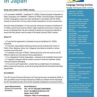 Become a TOEFL and IELTS Trainer...