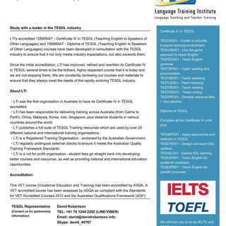 Become a TOEFL and IELTS Trainer in Osakaの画像