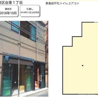 秋葉原駅４分 １F路面店 【新築】