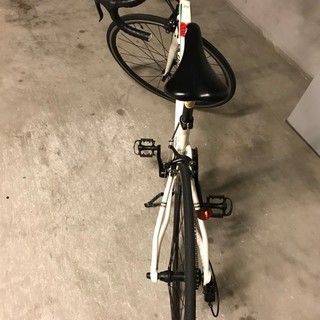 Alfa Romeo(アルファロメオ)  ホワイト 軽量アルミフレーム ドロップハンドル の画像