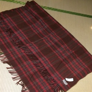 新品 膝掛け 毛100%