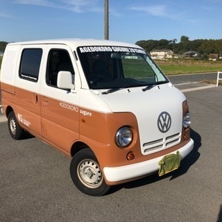 平成14年式 エブリィ AT車 AC.PS付き ワーゲンバス仕様...
