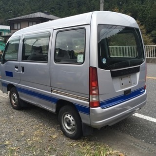 カーショップエイブル スバル サンバーバン ハイルーフ  車検付き！乗って帰れますよ♪下取り、配送可能！の画像