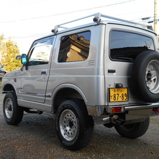 平成10年 ジムニー4WD ランドベンチャー　F5速　検31年4月　リフトアップ　JA22W　K6Aターボ　改造多数　関東仕入れ　新潟の画像