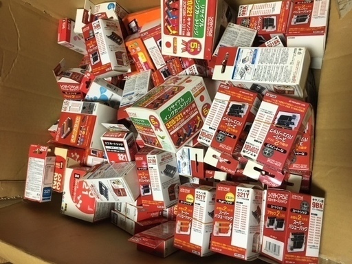リサイクルインク　２ＢＯＸ　１５０個ほど　キャノン320・321等