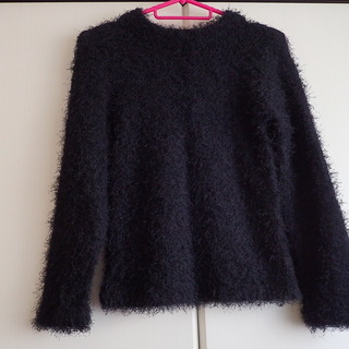 【値下げ】ナイロンフェザーニット