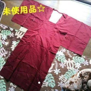 【未使用品】着物用雨コート 赤色