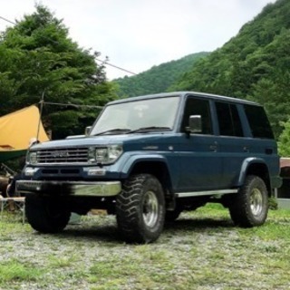 トヨタ ランドクルーザープラド ディーゼルターボ アルルブルーの画像