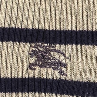 超美ライン　シルク混　バーバリーブルーレーベル　ボーダーカットソーの画像