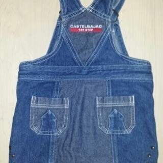 USED カステルバジャック♪ベビー服 ジャンパー スカート 80cmの画像