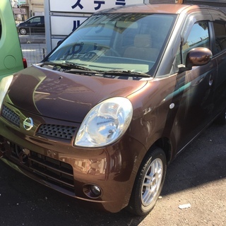 平成19年 日産モコＥ 女性に人気のブラウン スマートキー オー...