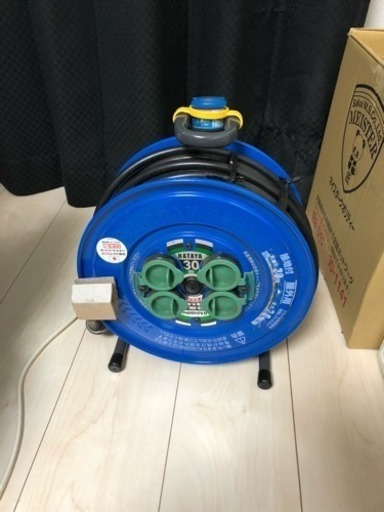 【新品未使用】HATAYA SG-30K 屋外用 電工ドラム 30m プラグカバー付き