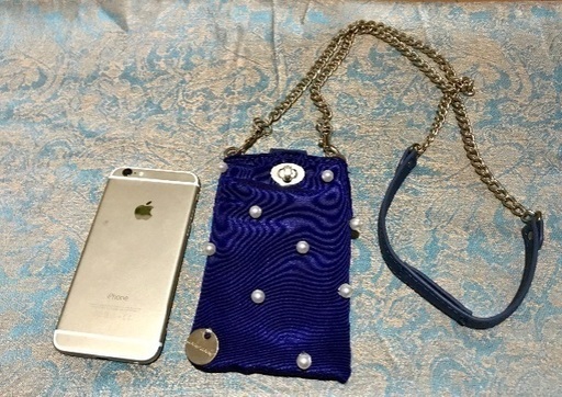 ポーチ ポケット付きスマホ入れ
