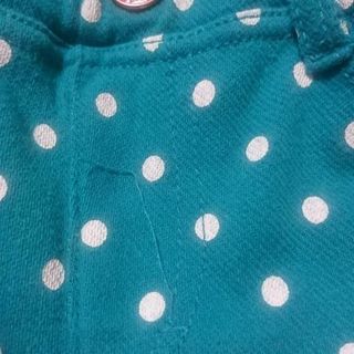 子供用、緑色、水玉ズボン サイズ150cmの画像