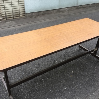 会議用横長テーブル 折りたたみ式の画像