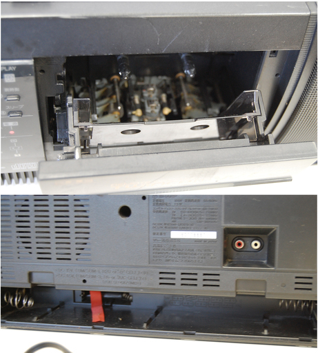 ジャンク シャープ QT-70CD ラジカセ Wカセット コンパクト