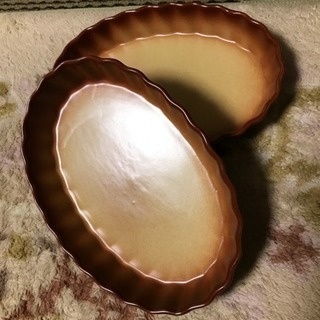 グラタン皿  ２枚  新品  オーブン対応 お値下げしました！