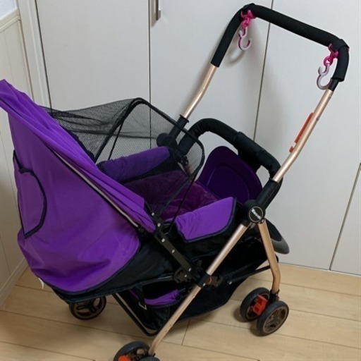 国内未発売！wisesonle ハートロゴ A型 Ｂ型ベビーカー