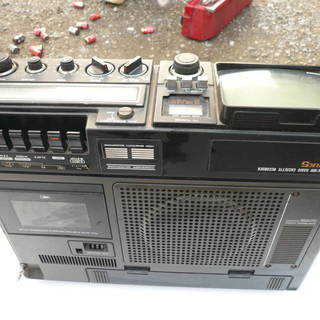日立 HITACHI K-50 白黒テレビ ラジカセ 昭和レトロ