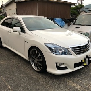 200系クラウンハイブリッド  車検付き  ローダウン  20イ...