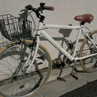クロスバイク 26インチ 自転車 シマノ製6段ギアの画像