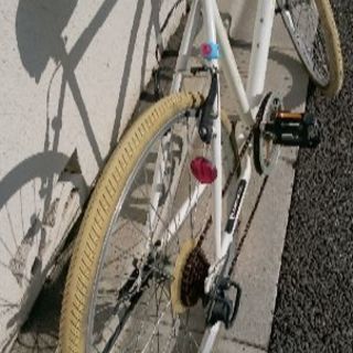 クロスバイク 26インチ 自転車 シマノ製6段ギアの画像