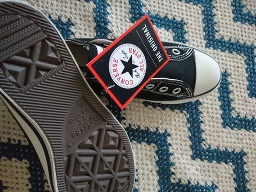 値下げ【新品】CONVERSEコンバース スリッポンスニーカー（ひもなし）