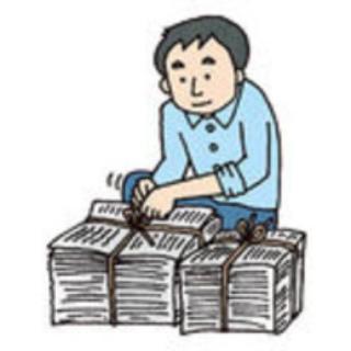 新聞紙が足りないです