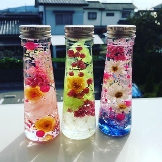 ハーバリウム、アロマワックスカップ&サシェの画像
